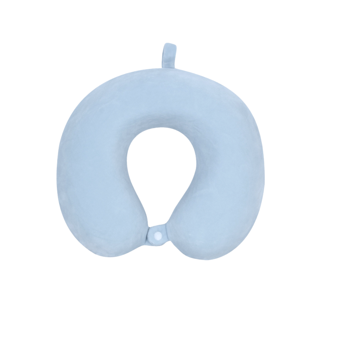U Shape Memory Foam Neck Pillow - Baby Blue