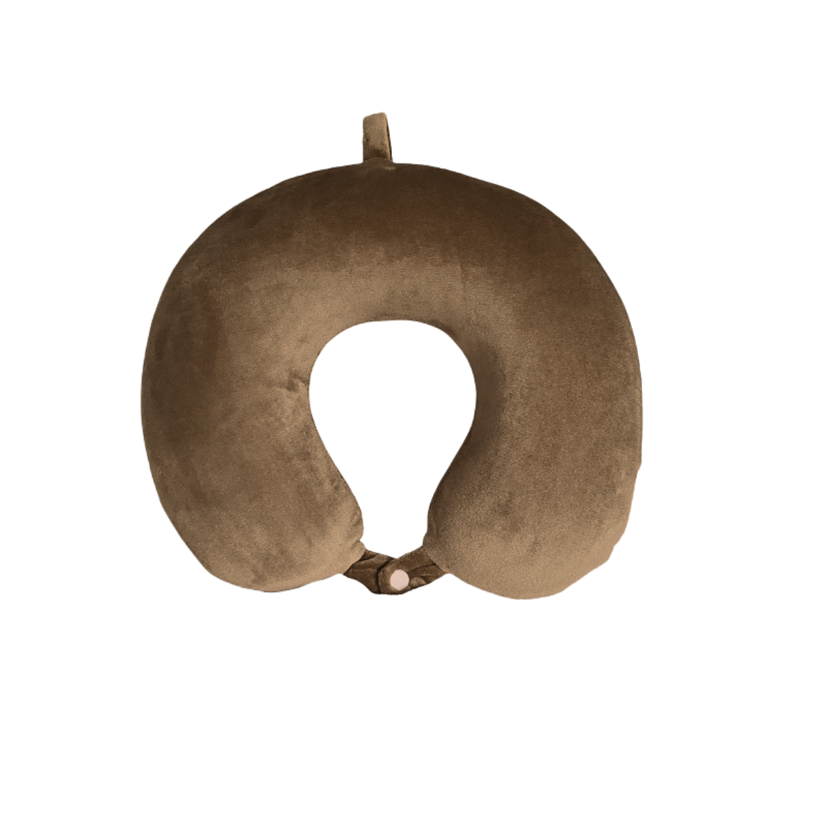 U Shape Memory Foam Neck Pillow - Dark Brown